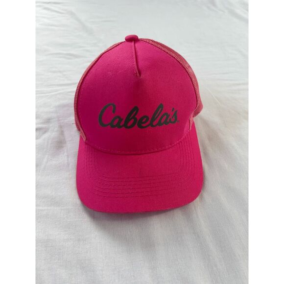 Women's Pink Cabela's Logo Snapback Style Adjustable Baseball Hat - Picture 1 of 6
